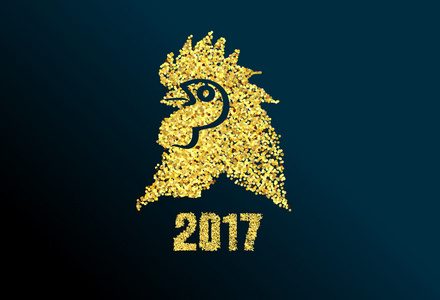 快乐新到 2017 年，以黄金和焰火