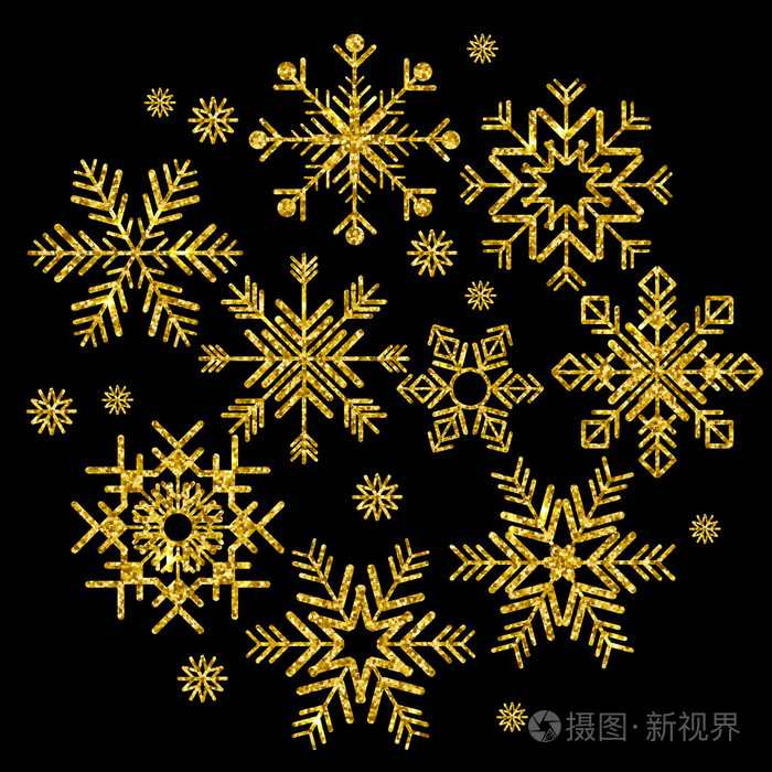 金雪花套