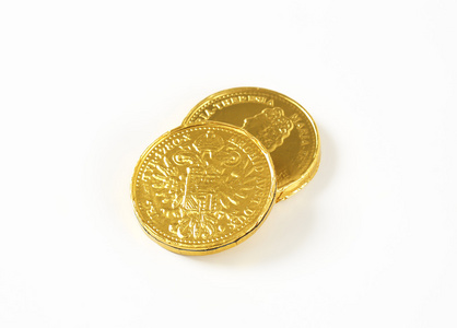 巧克力金币图片