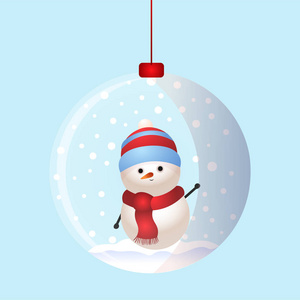 雪人里面的雪球照片