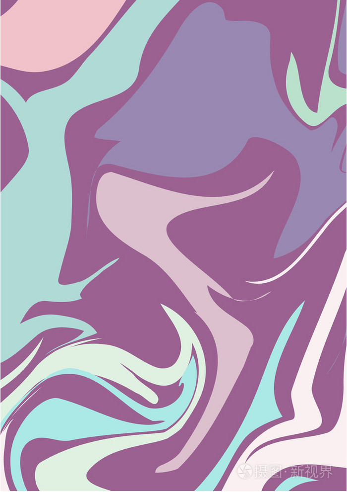 抽象画模板背景纹理矢量图