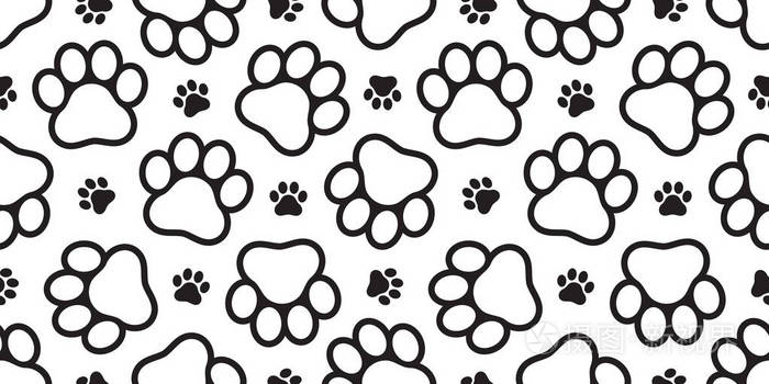 狗爪无缝模式矢量足迹小猫小狗瓷砖背景重复壁纸卡通孤立插图白色插画 正版商用图片0syqlh 摄图新视界 狗爪无缝模式矢量足迹小猫小狗瓷砖背景重复壁纸卡通孤立插图白色插画 正版商用图片0syqlh 摄图新视界