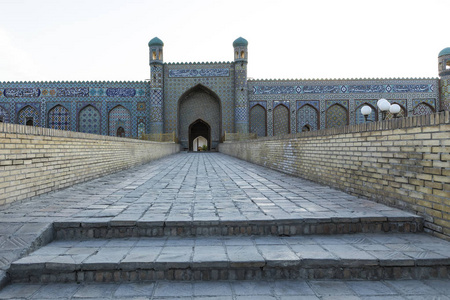 Khudayar 汗宫是费尔干纳河谷最受欢迎的地标。Kokand, 乌兹别克斯坦