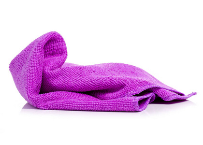 超细纤维紫色纺织品照片