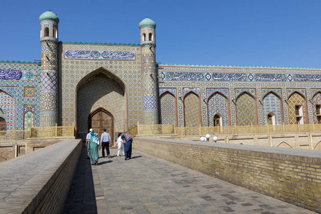 Khudayar 汗宫是费尔干纳河谷最受欢迎的地标。Kokand, 乌兹别克斯坦