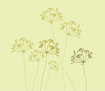小茴香花插画 小茴香花手绘 小茴香花卡通图 摄图新视界 小茴香花插画 小茴香花手绘 小茴香花卡通图 摄图新视界