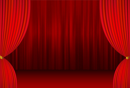 窗帘舞台幕布背景照片