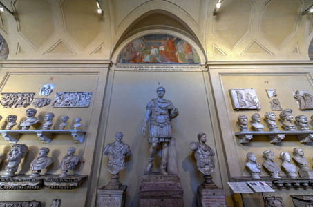梵蒂冈博物馆的雕塑与艺术, 梵蒂冈, 罗马, 意大利