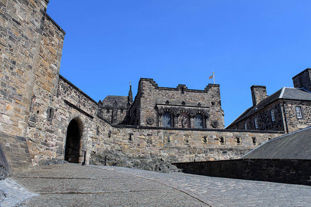 爱丁堡城堡的外部入口