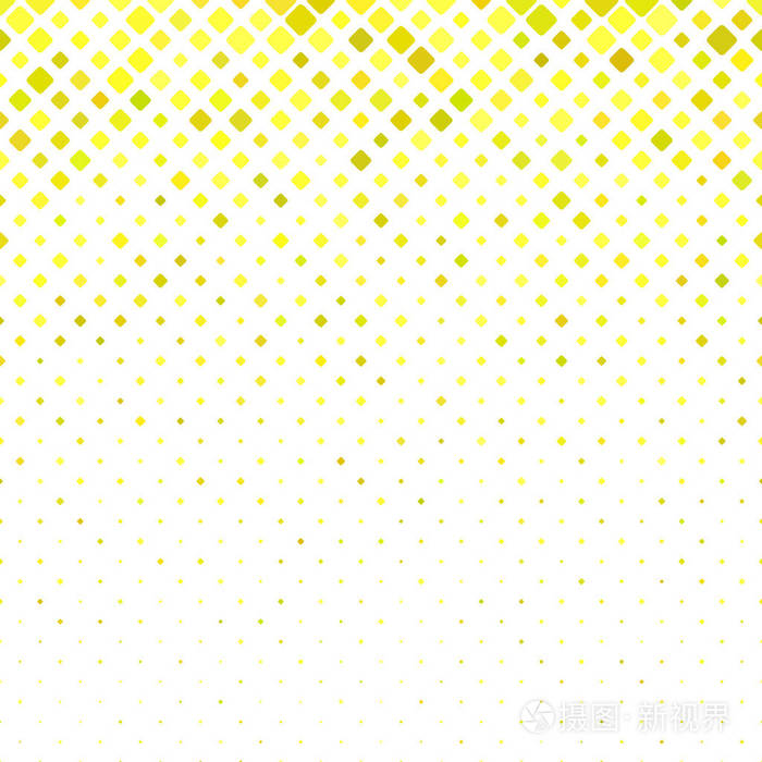 抽象黄色对角线正方形图案背景设计