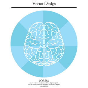 大脑简单图标