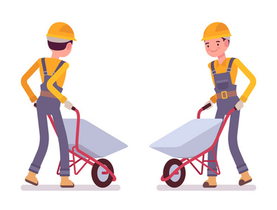 用牛粪手推车图片