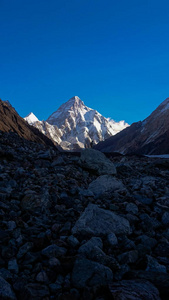 巴基斯坦喀喇昆仑山山 K2 和大峰