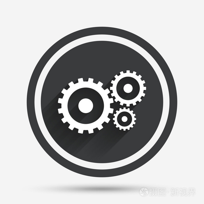 齿轮设置标志图标.齿轮齿轮符号