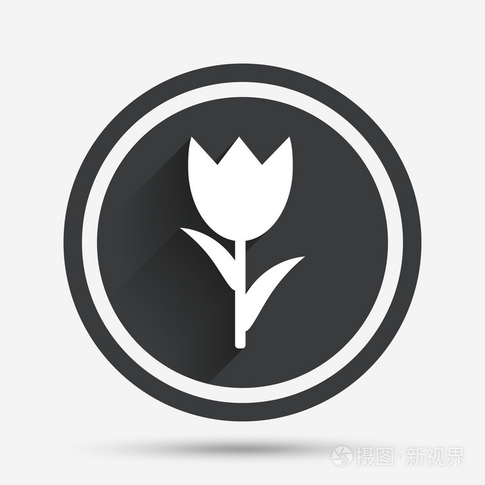 花标志图标.玫瑰象征