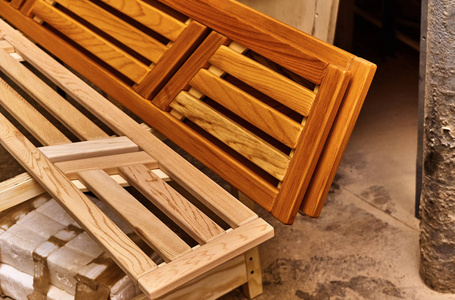 木材加工.细木工工作.木制家具.细节木生产照片