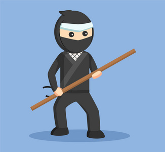 棍子的女老师女老师甩着一根棍子手中拿着塑料的美容师斗与糖化粘贴和