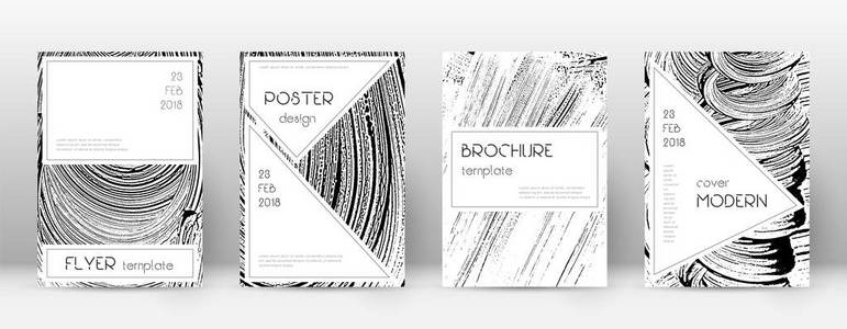 封面设计模板。时尚的小册子布局。迷人的时尚抽象封面页面。肥皂因弗格罗夫
