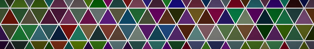 小彩色三角形的抽象横幅