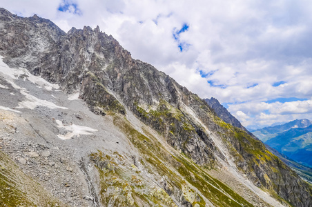 奥斯塔山谷 Hdr 勃朗峰