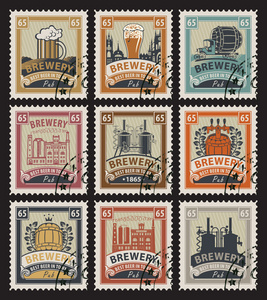 邮票上的啤酒主题