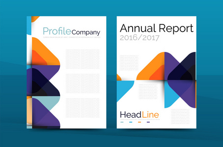 业务年度报告封面设计模板图片