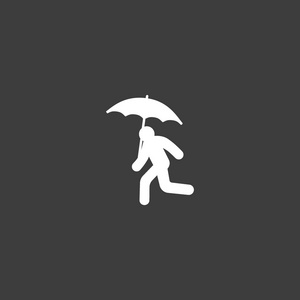 人类 运行 雨季 救援 令牌 跳转 防水