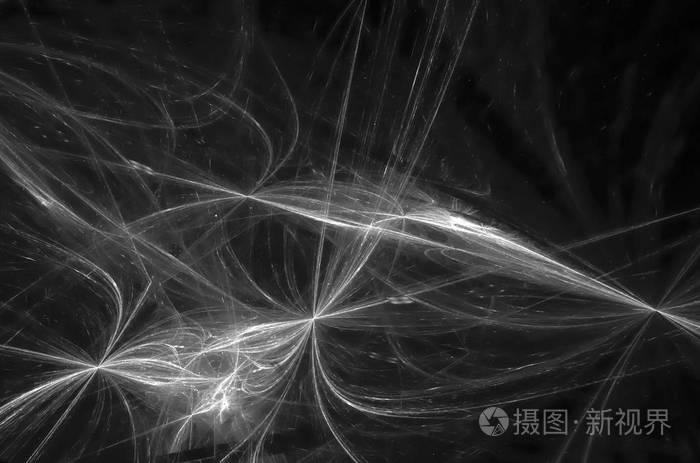 分形抽象,数字背景,创意设计,混沌黑白照片-正版商用图片0t209k-摄图