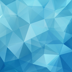 背景的蓝色三角形.与几何形状的正方形组成.eps 10照片