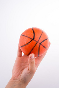 橙色的篮球模型
