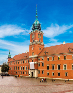 皇家城堡和西吉斯蒙德列在华沙