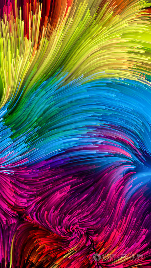 运动系列中的颜色.