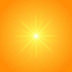 太阳与镜头光晕灯模板和矢量背景照片