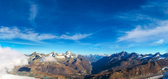 在瑞士阿尔卑斯山风景