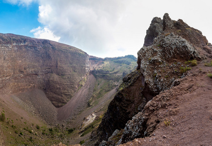 维苏威火山火山口