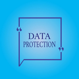 书写显示数据保护的便笺。商业照片展示保护 Ip 地址和来自有害软件的个人数据