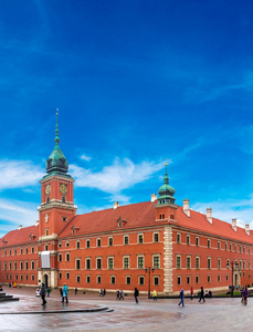 皇家城堡和西吉斯蒙德列在华沙