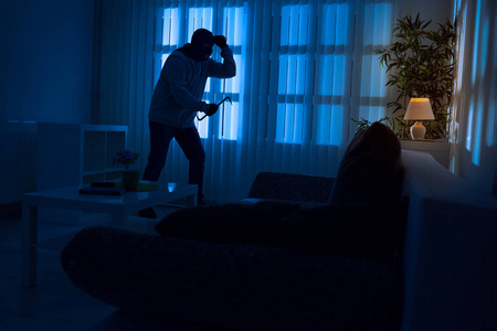 小偷入室图片