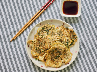 韩式鸡蛋蔬菜煎饼