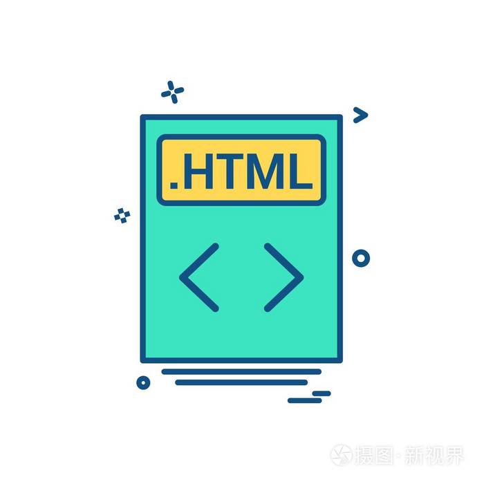 文件文件 html 图标矢量设计