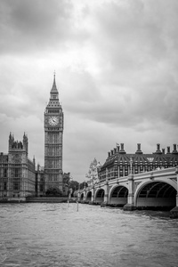 大本和议会, 伦敦, 英国的房子, 黑白照片