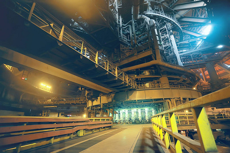 冶金生产,制造场所,工厂车间,高炉,重工业,工程,炼钢照片