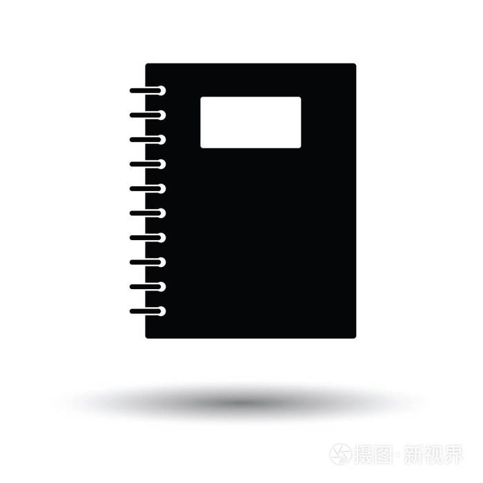 与钢笔图标的练习本 带有阴影设计的白色背景 矢量图插画 正版商用图片0t3hqd 摄图新视界 与钢笔图标的练习本 带有阴影设计的白色背景 矢量图插画 正版商用图片0t3hqd 摄图新视界