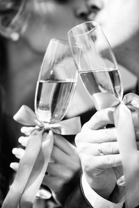香槟 新郎 假日 玻璃 丈夫 男人 婚姻 花束 幸福 周年纪念日