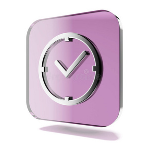 紫色时钟图标
