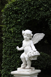 天使雕塑图片