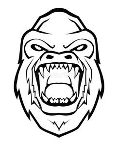 大猩猩形象图片-大猩猩形象素材-大猩猩形象插画-摄图新视界