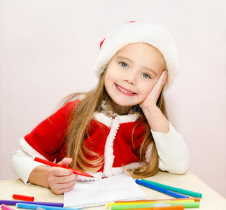 写信的女孩图片