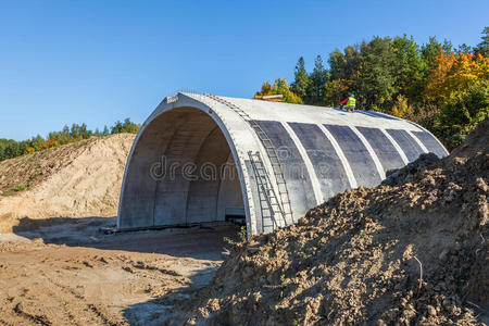 铁路隧道施工图片