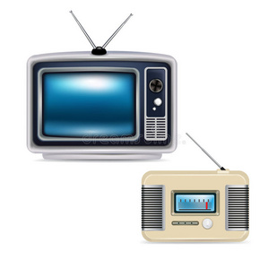 复古电视和无线电隔离